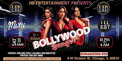 Imagem principal do evento HB Entertainment Presents: Bollywood Banger