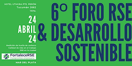 6to Foro de RSE y Desarrollo Sostenible