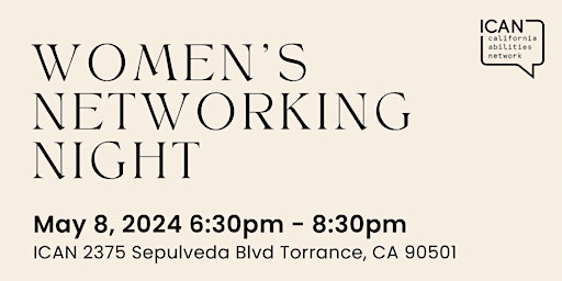 Women's Networking Night primary image