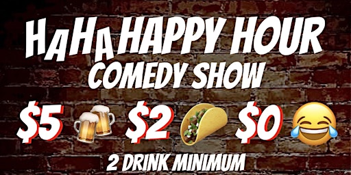 Primaire afbeelding van Haha Happy Hour Comedy Show @ Skylark 4/24/2024