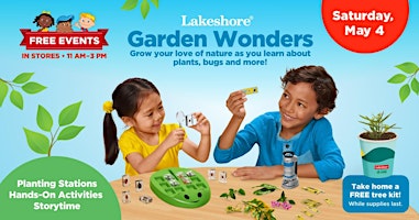 Hauptbild für Free Kids Event: Lakeshore's Garden Wonders (Newton)