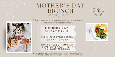 Imagen principal de Mother's Day Brunch at The Chalet