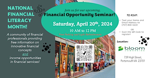 Hauptbild für Financial Opportunity Seminar!