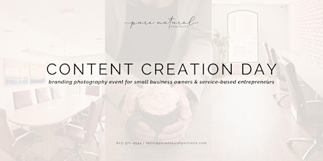 Branding Photography Event for Small Business Owners (Content Creation Day)