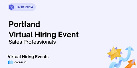 Hauptbild für Portland Virtual Hiring Event