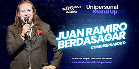 Especial de Stand Up de Juan Ramiro Berdasagar Anticipada+ Consumición