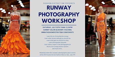 Immagine principale di Runway Photography Workshop 