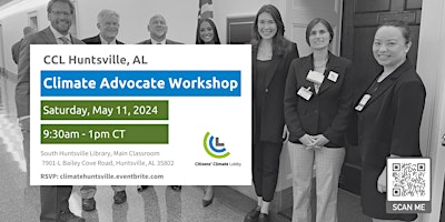 Primaire afbeelding van Plug in! Climate Advocate Workshop in Huntsville