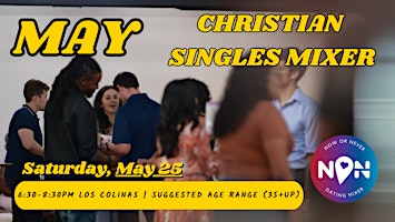 Immagine principale di Now or Never DM: Christian Singles Mixer (35+UP) 