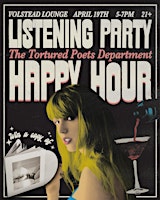 Imagem principal de 'The Tortured Poets Department' Listening Party Happy Hour at Volstead Loun