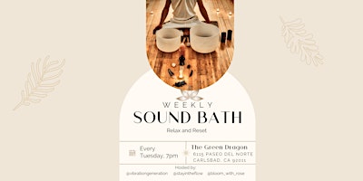 Immagine principale di Weekly Sound Bath 