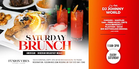 ***Saturday Brunch/Southern Cuisine/Mimosa/Live DJ*** primary image