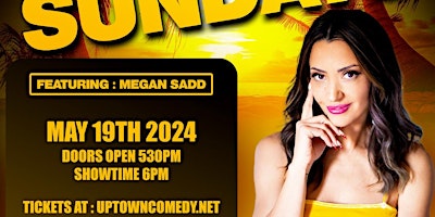 Sunset Sundays Presents: Comedian Megan Sadd primary image