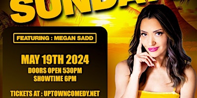 Immagine principale di Sunset Sundays Presents: Comedian Megan Sadd 