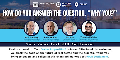 How Do You Answer the Question, “Why You?” - Elite Realtor Panel