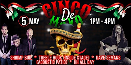 Image principale de Cinco De Mayo Party & Shrimp Boil at The Revel