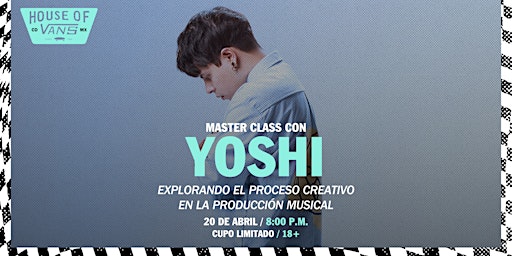 Imagem principal do evento Master Class con Yoshi #EnHouseofVans