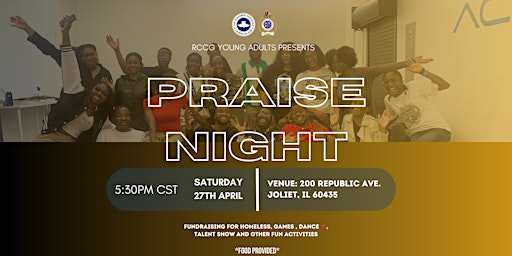 Hauptbild für RCCG Young Adult Praise Night & Fundraiser