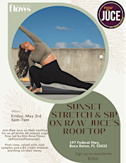 Sunset Stretch & Sip on Raw Juce’s Rooftop