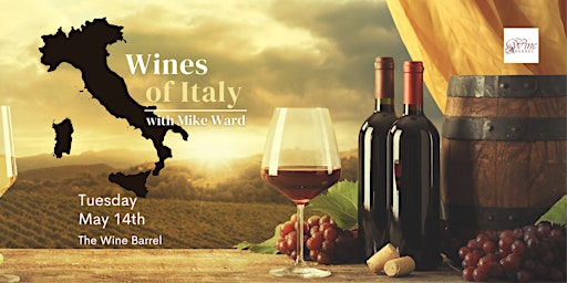 Imagem principal de Mike Ward Wine Education - Wines of Italy