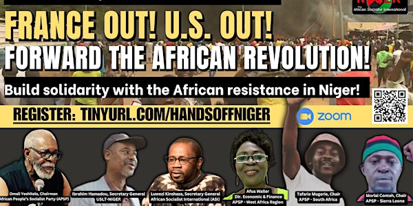 FRANCE OUT! U.S. OUT! Forward the African Revolution!  Build solidarity