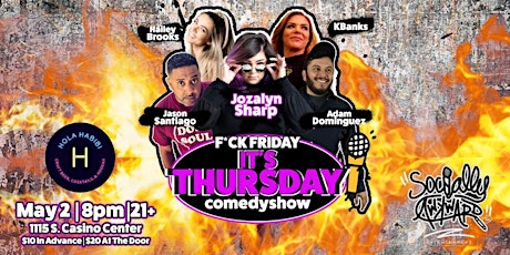 F*ck Friday, It’s Thursday Comedy Show