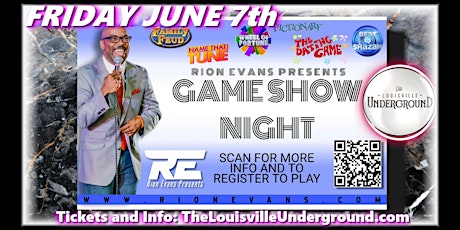 TV GAME SHOW NIGHT w/ RION EVANS