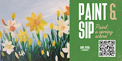 Imagem principal do evento Paint and Sip Night at Big Ash Brewing!