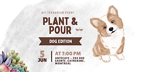 Plant and Pour | Wine Glass Terrarium Event in Downtown Montreal