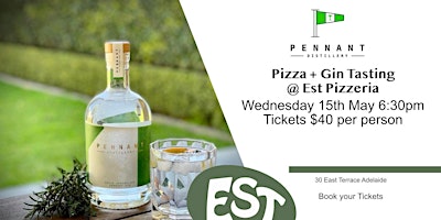 Imagem principal do evento Pennant Distillery Gin  tasting @ Est Pizzeria