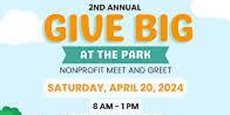 2nd Annual Give Big at the Park 2024