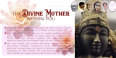 Grow your soul bond with the Divine Mother through your birth mother