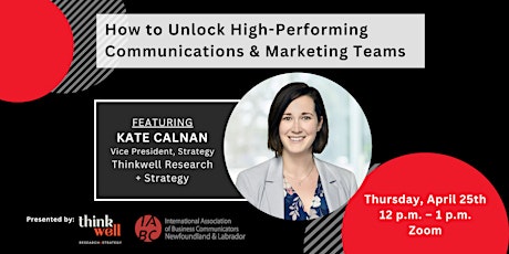 Imagen principal de Webinar: How to Unlock High Performing Communications and Marketing Teams