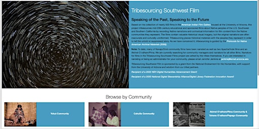 Imagem principal do evento Tribesourcing Southwest Film Project Workshop