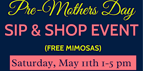 Join Indelible Bliss Candles, Soaps & more  a Pre-Mother’s Day Sip& Shop