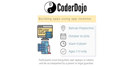 CoderDojo Bahrain - Building an app using App Inventor primary image