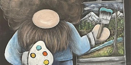 Paint with Ashley Blake “Bob Ross Gnome” Paint Night
