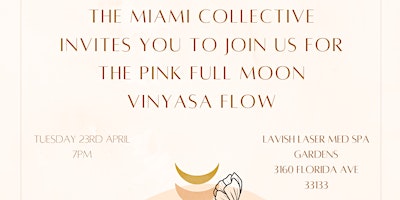Imagem principal do evento April Pink Full Moon Meditation & Flow