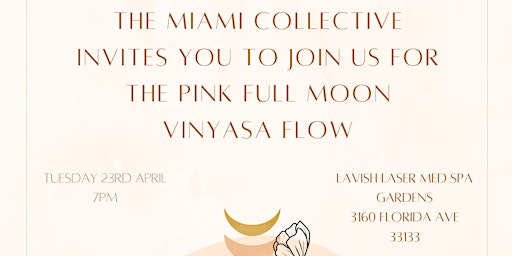 Imagem principal do evento April Pink Full Moon Meditation & Flow