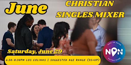 Imagem principal do evento Now or Never DM: Christian Singles Mixer (35+UP)
