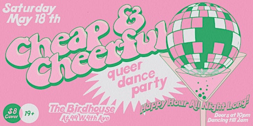 Imagem principal do evento Cheap & Cheerful // Queer Dance Party