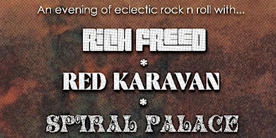 Imagem principal do evento Red Karavan -Rich Freed-Spiral Palace