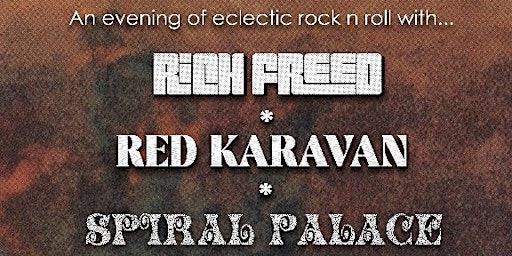 Imagem principal do evento Red Karavan -Rich Freed-Spiral Palace