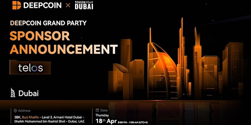 Hauptbild für Deepcoin Grand Party in Token2049 Dubai 2024