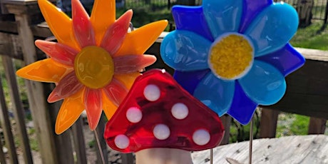 Flower Garden Stakes Fused Glass Class