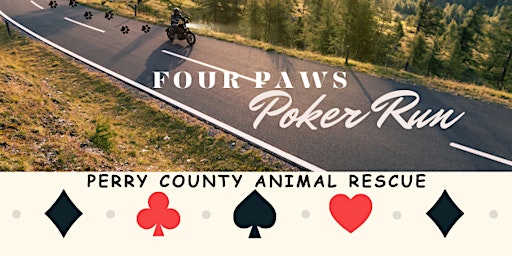 Imagem principal do evento Four Paws Poker Run