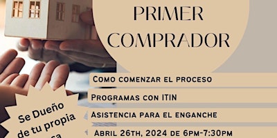 Imagem principal de Seminario Para Primer Comprador