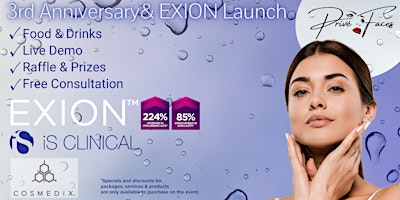 Imagen principal de Privé Faces 3rd Anniversary & EXION Launch!!!!