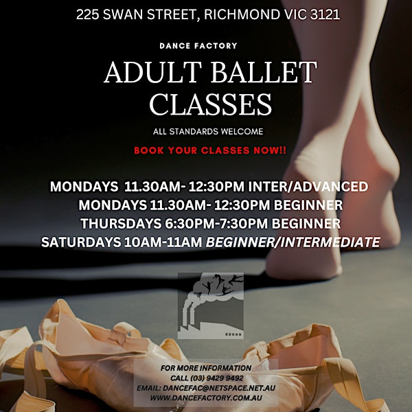 Adult Beginner Ballet classes