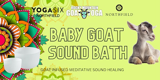 Immagine principale di Baby Goat Sound Bath - June 13th (NORTHFIELD) 